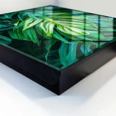 Caja de llaves Hojas verdes