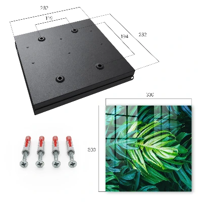 Caja de llaves Hojas verdes