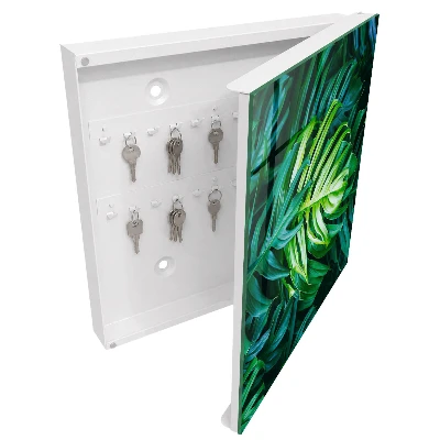 Caja de llaves Hojas verdes