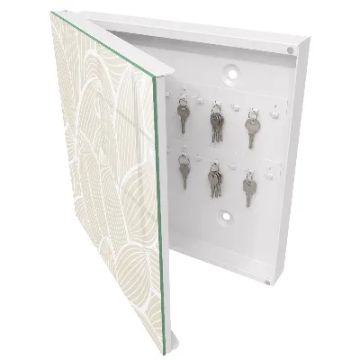 Armario llaves de pared Patrón orgánico