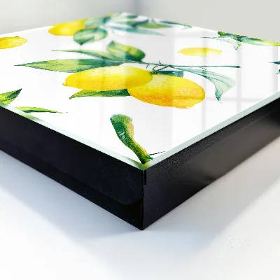 Caja de llaves Limones de acuarela