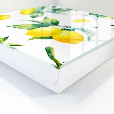 Caja de llaves Limones de acuarela