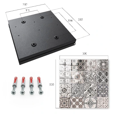 Armario llaves de pared Azulejos elegantes