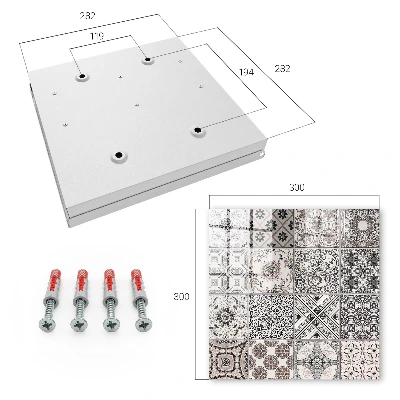 Armario llaves de pared Azulejos elegantes