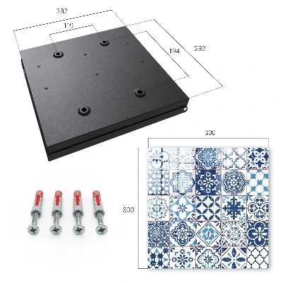 Armario de llaves Azulejos azules