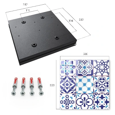 Armario llaves de pared Patrones geométricos