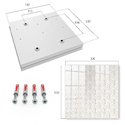 Caja de llaves Patrón geométrico