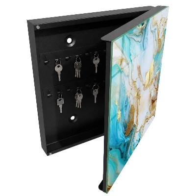 Armario llaves de pared Patrones turquesa