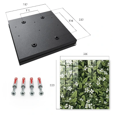 Caja de llaves Motivo vegetal