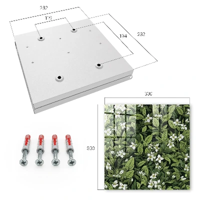 Caja de llaves Motivo vegetal