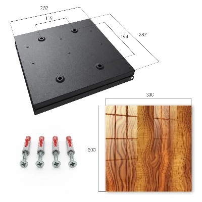 Armario de llaves Ondas de madera
