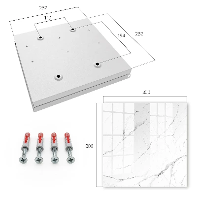 Caja de llaves Textura de mármol