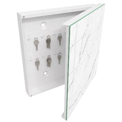 Caja de llaves Textura de mármol