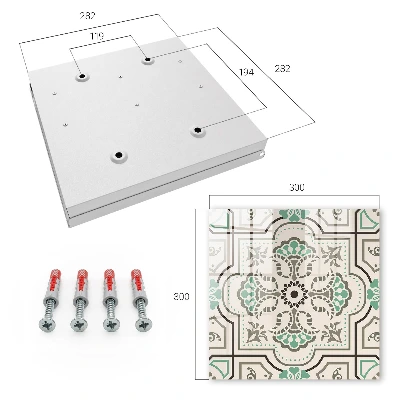 Caja de llaves Decoración geométrica