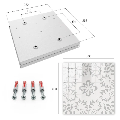 Caja de llaves Simetría elegante