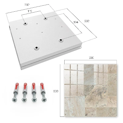 Armario llaves de pared Azulejos de mármol