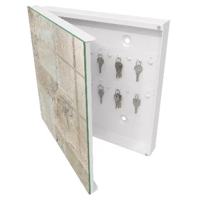 Armario llaves de pared Azulejos de mármol