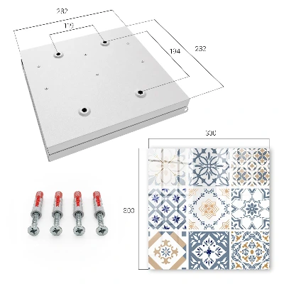Armario de llaves Patrones de azulejos