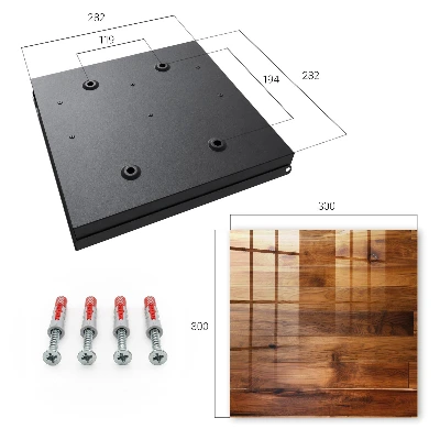 Armario llaves de pared Tablas de madera