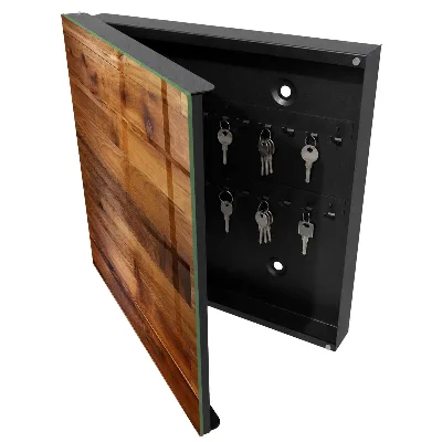 Armario llaves de pared Tablas de madera