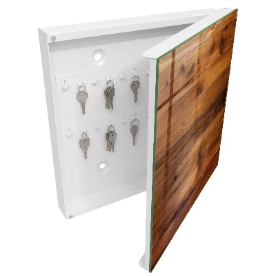 Armario llaves de pared Tablas de madera