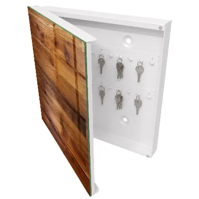 Armario llaves de pared Tablas de madera