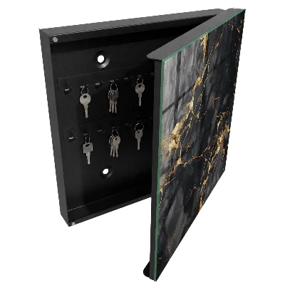 Caja de llaves Mármol negro