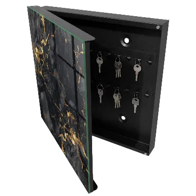 Caja de llaves Mármol negro