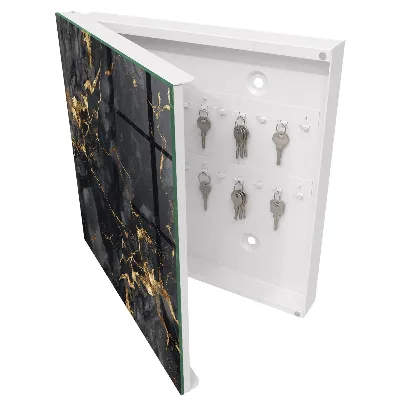 Caja de llaves Mármol negro