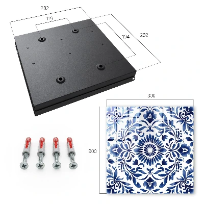 Caja de llaves Adorno floral
