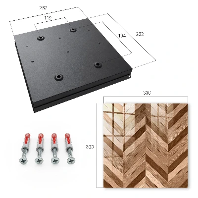 Armario llaves de pared Espiga de madera