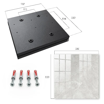 Caja de llaves Estructura gris