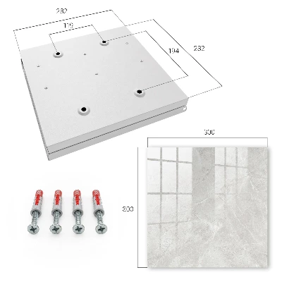 Caja de llaves Estructura gris
