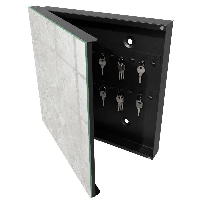 Caja de llaves Estructura gris