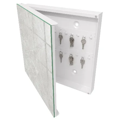 Caja de llaves Estructura gris