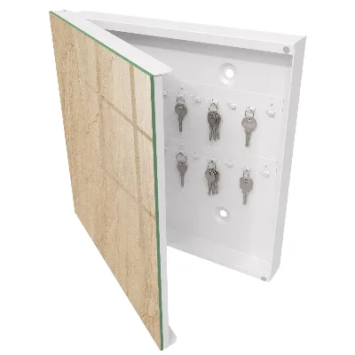 Caja de llaves Mármol beige