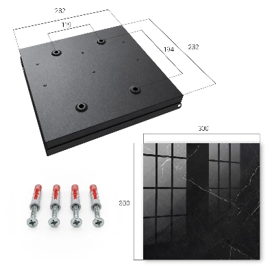Caja de llaves Mármol negro