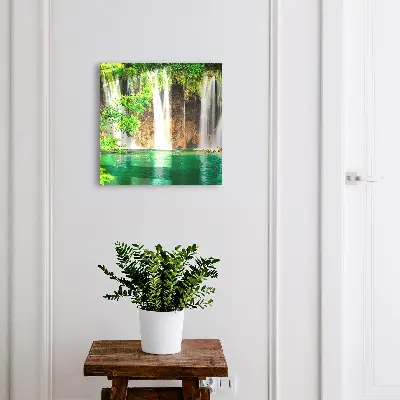 Armario llaves de pared Cascada verde