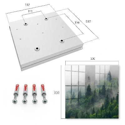 Caja de llaves Bosque brumoso