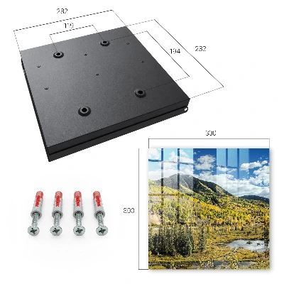 Caja de llaves Paisaje otoñal
