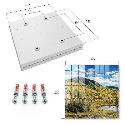 Caja de llaves Paisaje otoñal