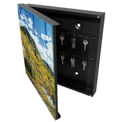 Caja de llaves Paisaje otoñal