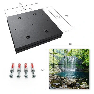 Caja de llaves Cascada natural