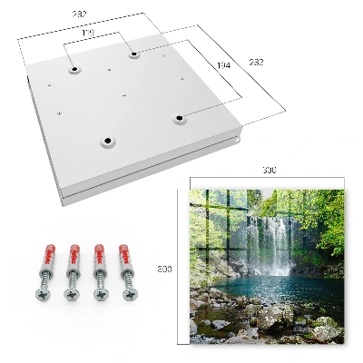 Caja de llaves Cascada natural