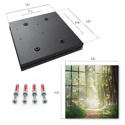 Caja de llaves Paisaje forestal