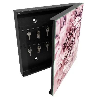 Armario llaves de pared Flor rosa