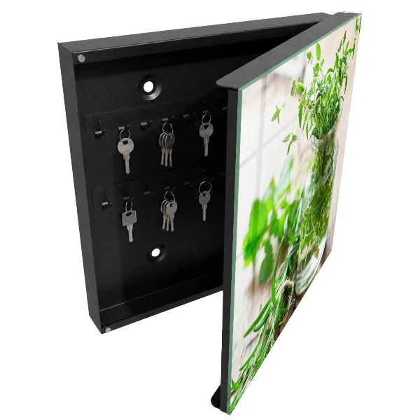 Caja de llaves Hierbas verdes