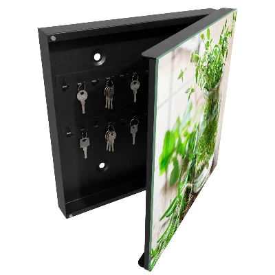 Caja de llaves Hierbas verdes