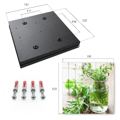 Caja de llaves Hierbas verdes