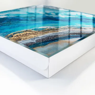 Caja de llaves Patrones turquesa